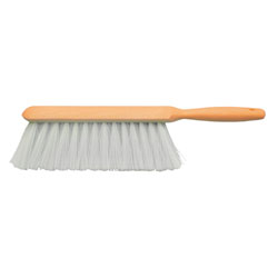 Premium Grey Flagged Duster Counter Brush - Ideal for Cleaning Dust, Lint & Debris from Counters, Shelves & Hard-to-Reach Areas