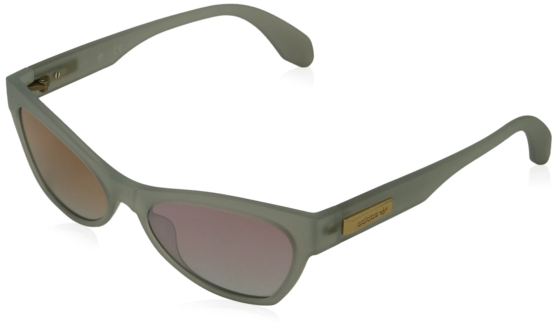 Adidas Originals OR0010 Brown Cat Eye Sunglasses for Women - UV Protection, Lightweight 85g, 54mm Lens - Perfect for Driving, Beach & Outdoor Activities