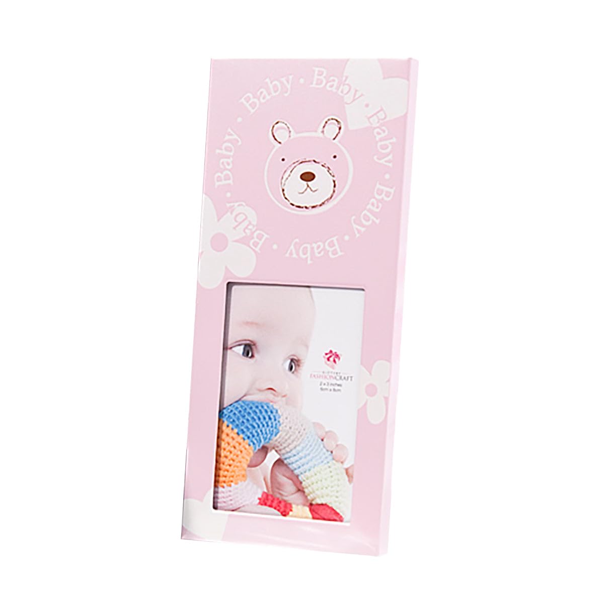 12-Piece Baby Shower Teddy Bear Picture Frame Set for Girls - Perfect for Nursery Decor, Birthday Gifts & Newborn Photo Displays