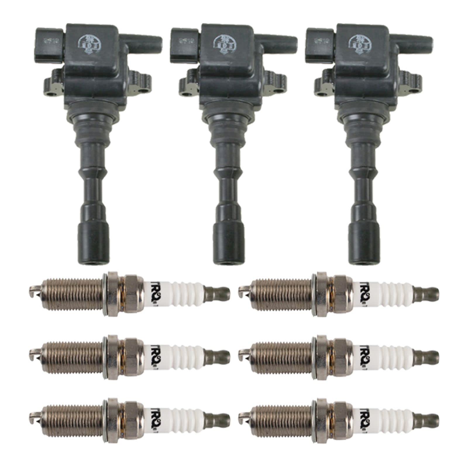 High Performance Ignition Coil & Spark Plug Kit - Compatible with 2003 Kia Sorento 2.4L 4-Cylinder Engine | Smooth Acceleration & Improved Fuel Efficiency | Perfect for DIY Auto Repair & Engine Maintenance