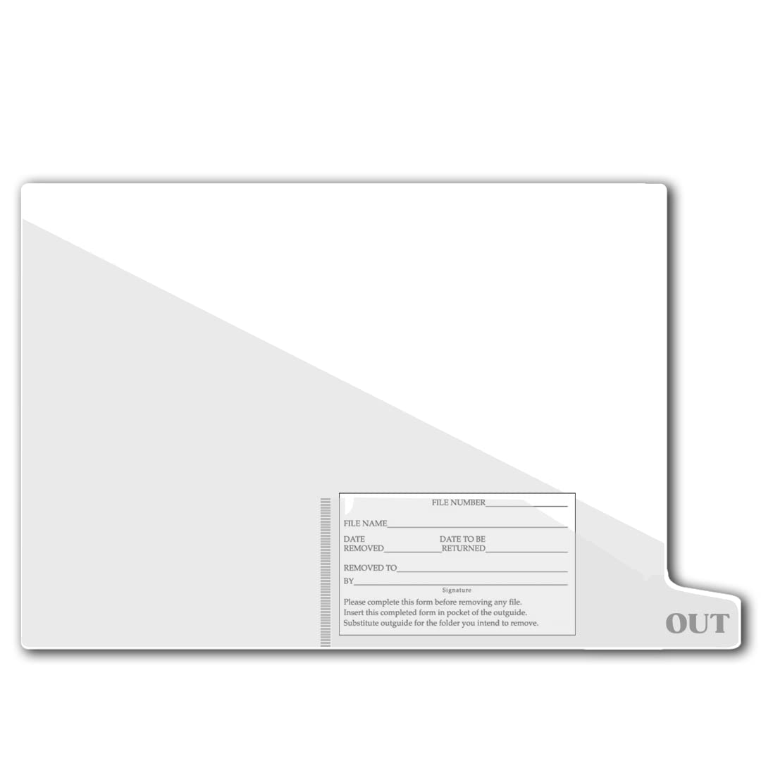 Professional Plastic File Folders Letter Size 9
