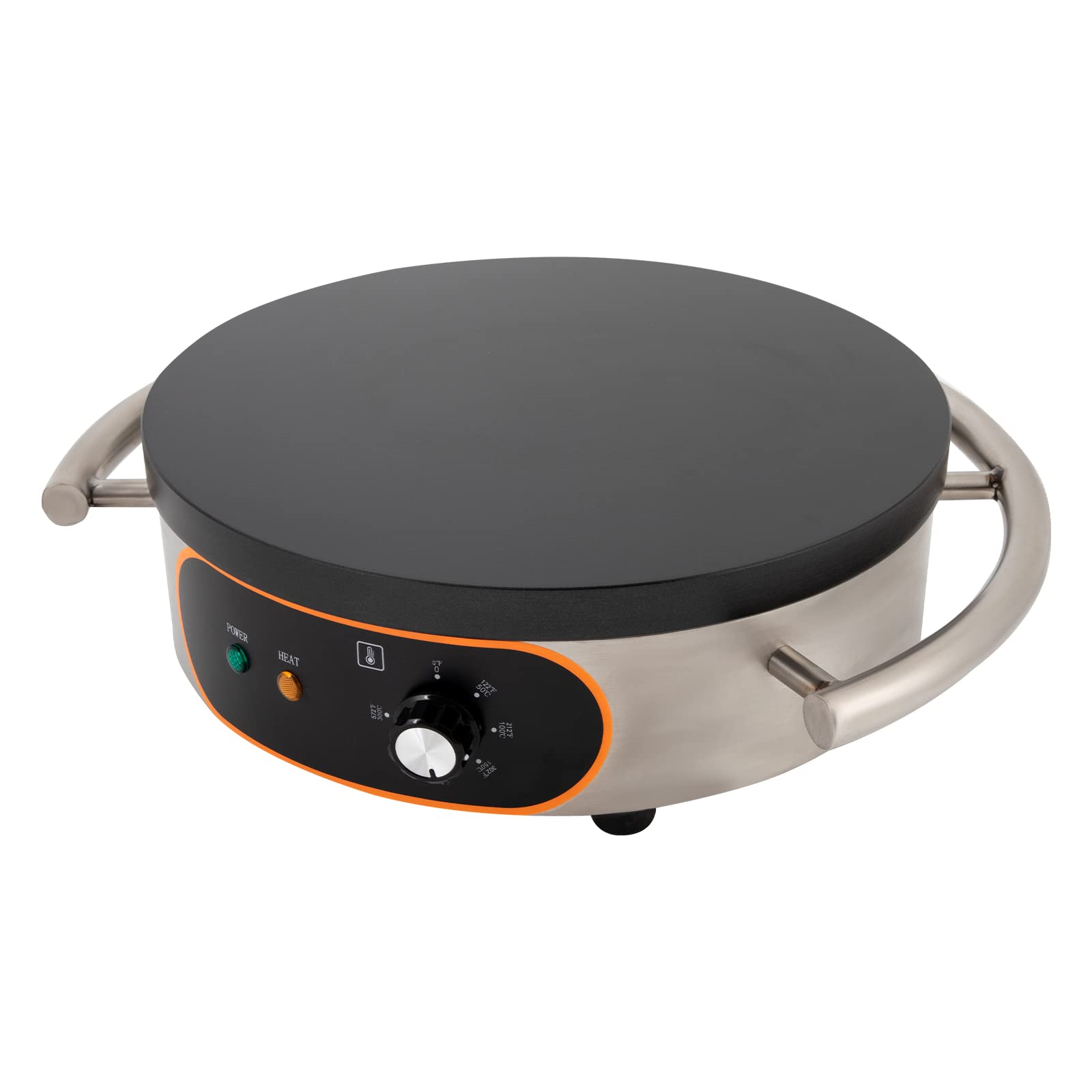 Adjustable 50-300°C Electric Crepe Maker, 110V 1500W Large Pancake Griddle Machine for Crepes & Pancakes – Perfect for Breakfast, Brunch, and Dessert Making at Home or Commercial Use