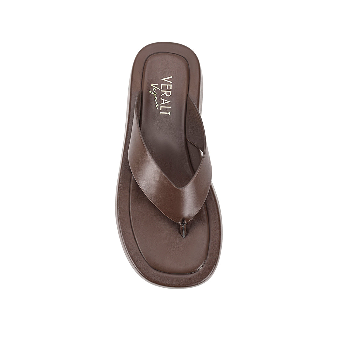 Bouncer II Flatform Thongs for Women - Chocolate Brown Sandals | Comfortable Summer Beach Slides, Poolside Flip Flops, Casual Outdoor Footwear