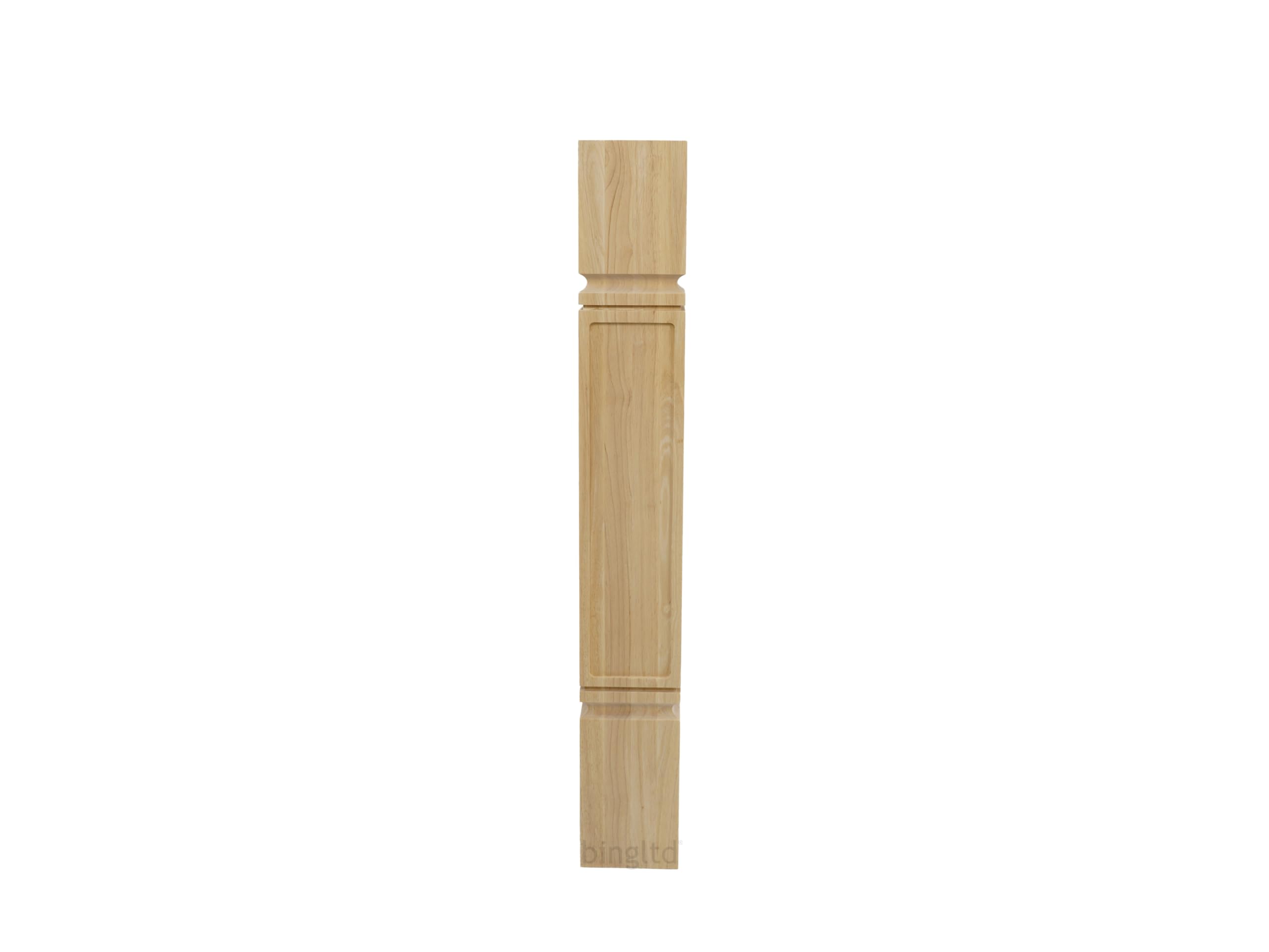 36 Inch x 5 Inch Unfinished Maple Wood Post - Premium Hardwood for DIY Projects, Furniture & Home Decor (1 Piece, K22500-FW-MA) - Perfect for Stair Railings, Table Legs & Crafting