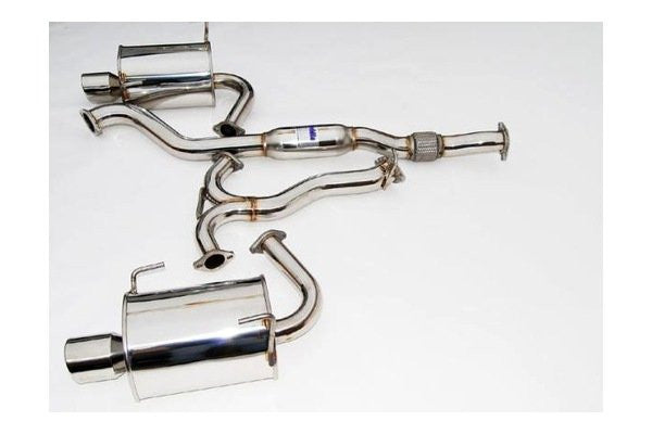 Invidia Q300 Cat-Back Exhaust System - Dual Outlet for 2008-2010 Subaru WRX Sedan & 2009-2013 Forester XT - High Performance Stainless Steel Exhaust - Perfect for Street & Track Racing