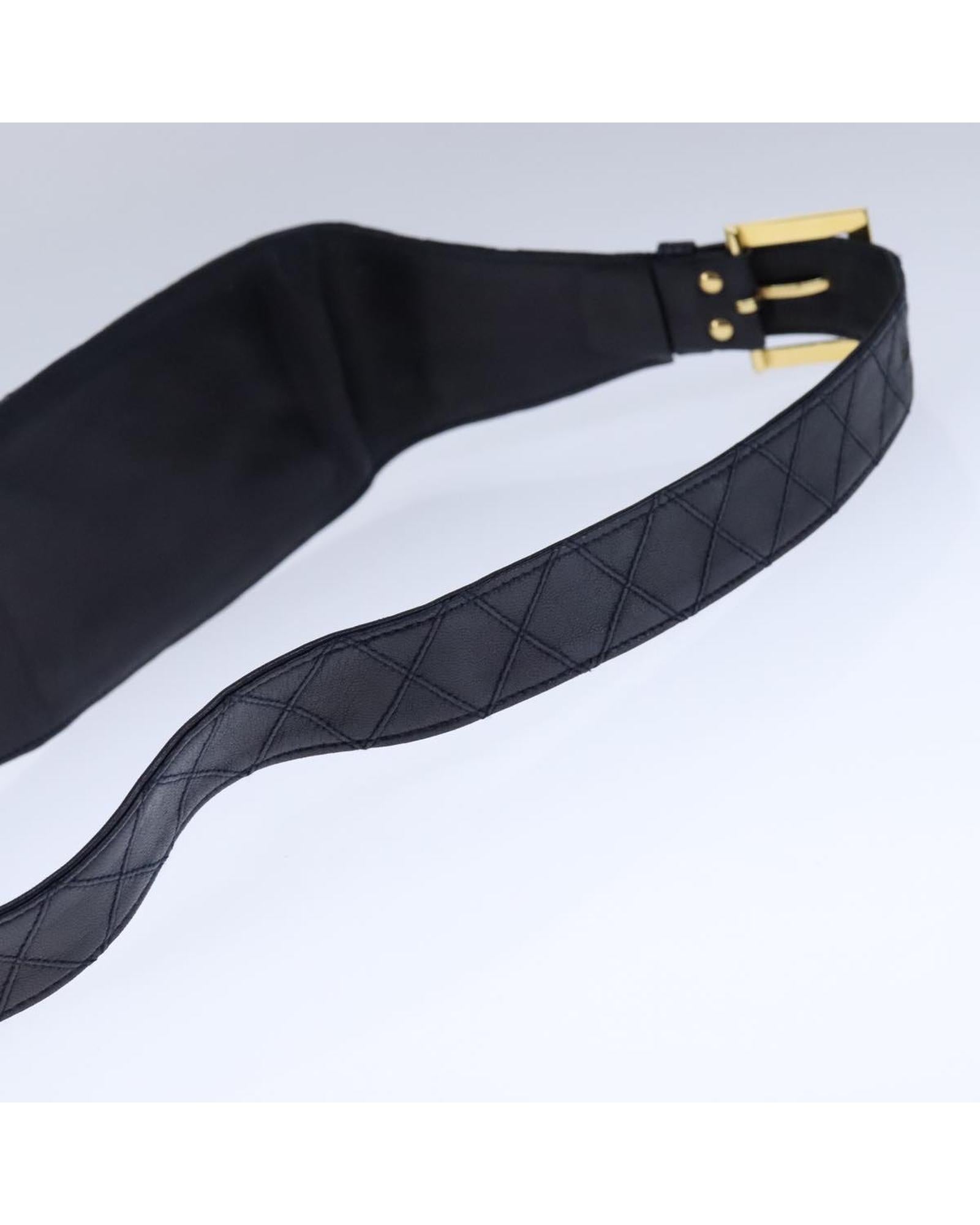 Luxury Bicolor Lambskin Waist Bag with Gold CC Logo - Perfect for Travel, Concerts & Everyday Fashion