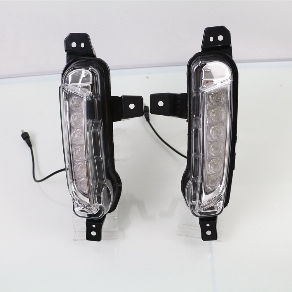 6000K LED Daytime Running Lights (DRL) for Suzuki Vitara 2015-2019 - Bright White Front Bumper Lights for Enhanced Visibility & Safety | Perfect for Daily Commuting & Night Driving