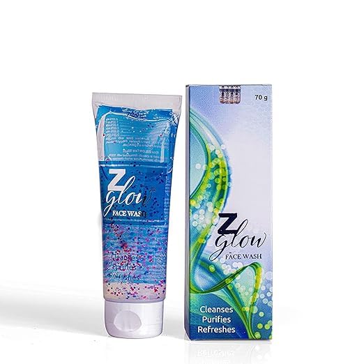 Z Glow Deep Cleansing Face Wash for Acne Prone Skin - Purifying Facial Cleanser for Men & Women (Pack of 2) | Gentle Daily Wash for Oily, Dry & Sensitive Skin Types | Perfect for Morning & Night Skincare Routine