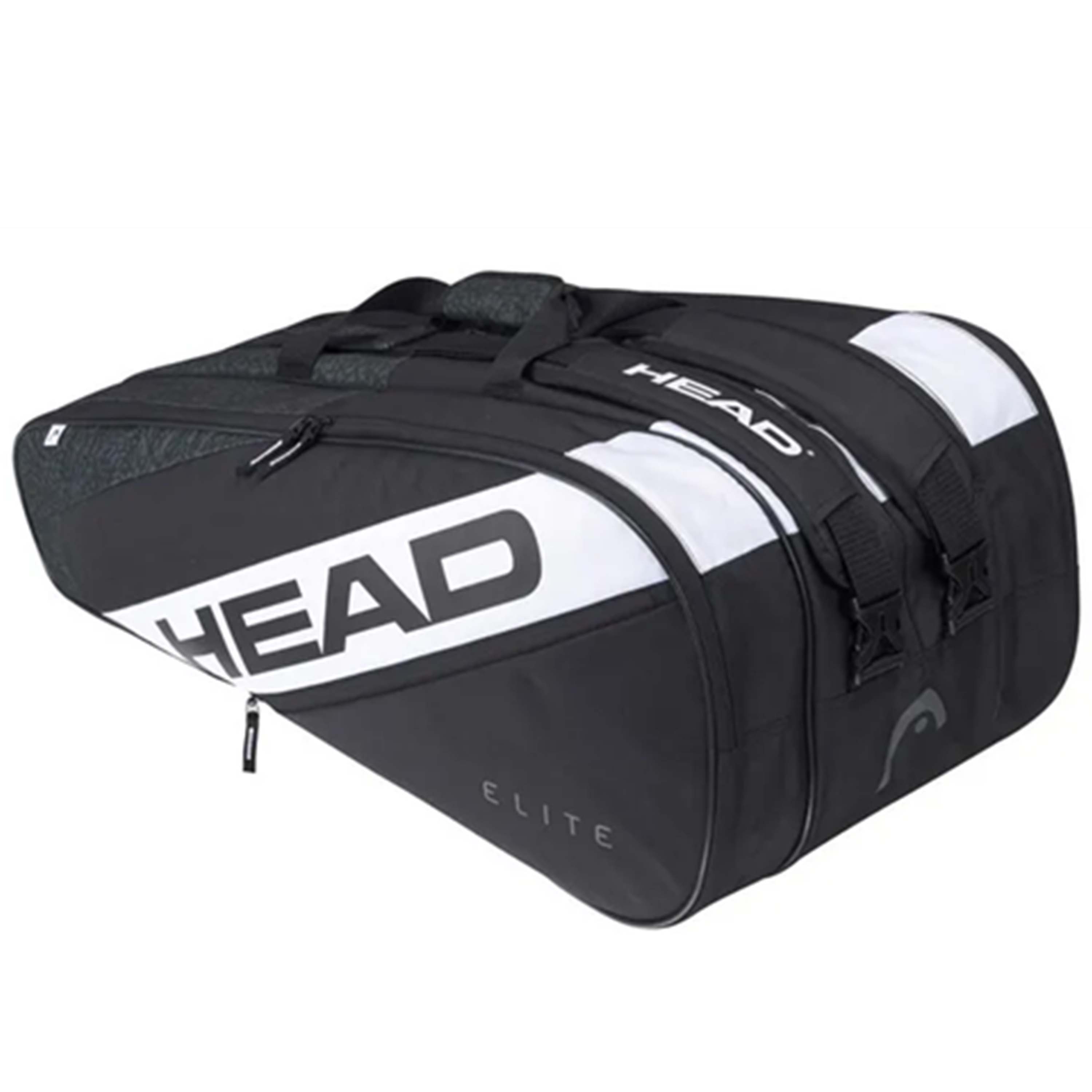 HEAD Elite 12 Racket Tennis Bag - Black | Premium Tennis Equipment for Players & Coaches | Perfect for Tournaments, Practice & Travel