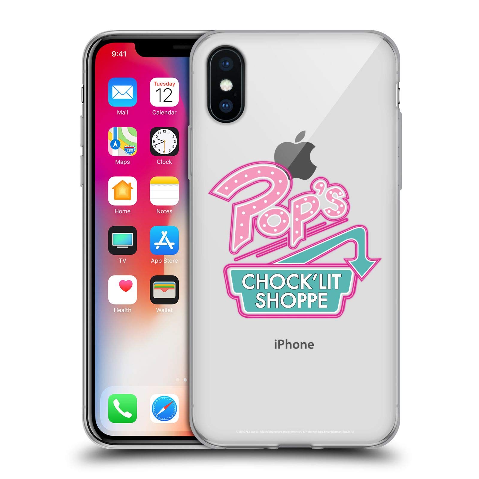 Officially Licensed Riverdale Pop Art Soft Gel Case for Apple iPhone X/Xs - Trendy Graphic Design, Slim Protective Cover - Perfect for Fans, Daily Use & Gift Giving
