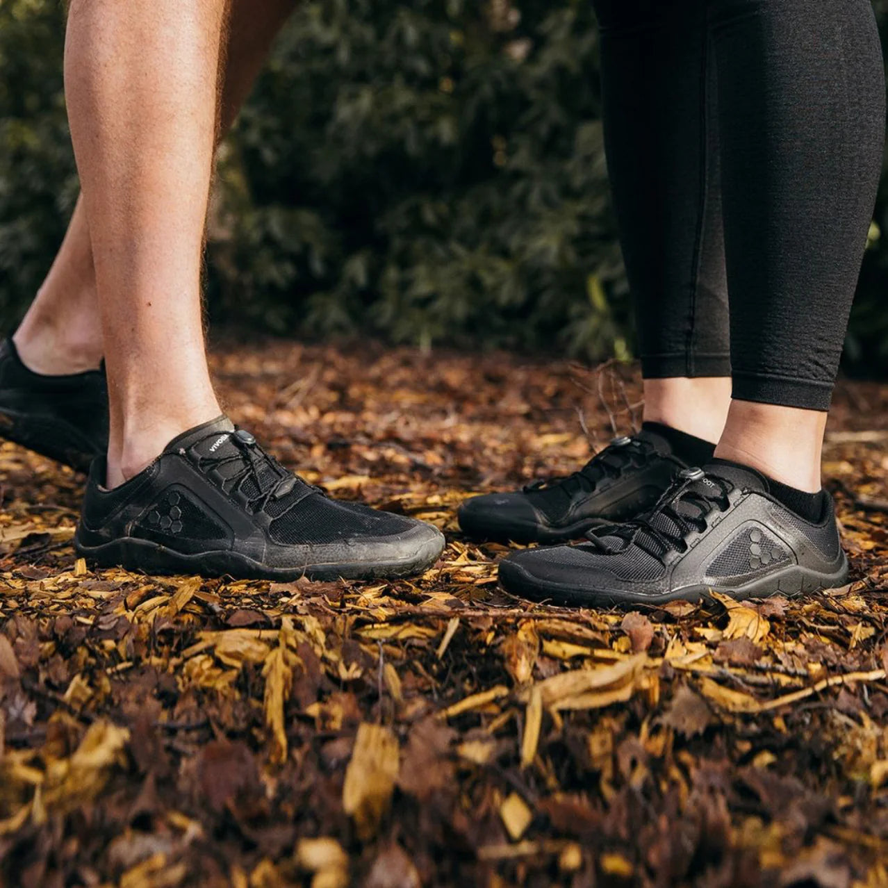 Vivobarefoot Primus Trail II FG Men's Barefoot Shoes - Obsidian Color | Lightweight & Flexible for Trail Running, Hiking & Outdoor Adventures