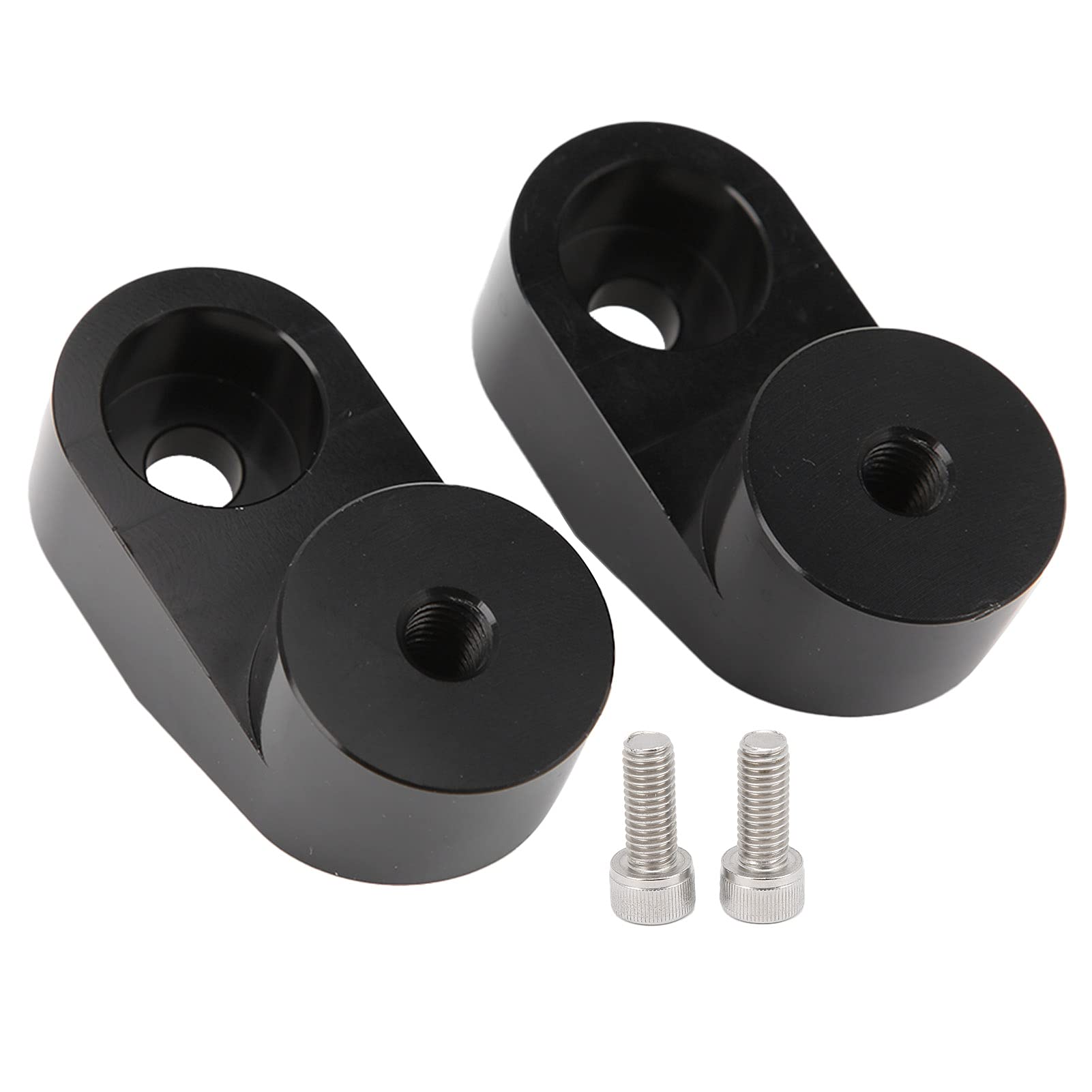 CNC Billet Aluminum Mirror Riser & Rearview Mirror Extender Pair - Compatible with Slingshot 2015-2020 Models | Enhanced Visibility & Style Upgrade for Roadster Driving