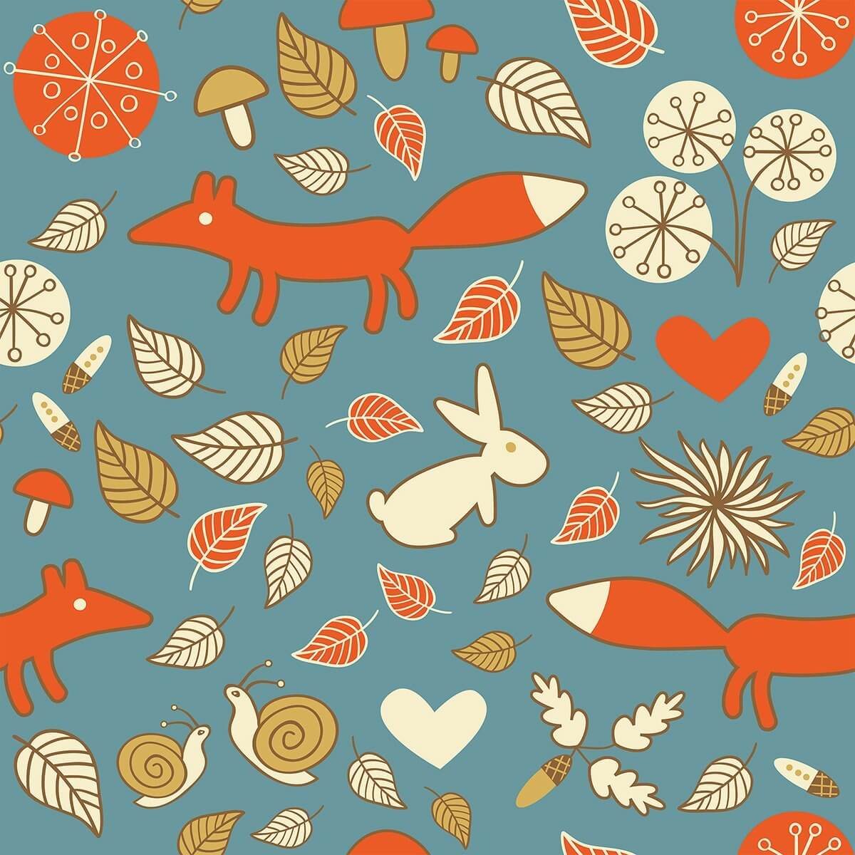 Blue and Tan Animals Baby Peel and Stick Removable Wallpaper - Self-Adhesive Nursery Decor for Kids Room, Bedroom, Playroom - Easy to Install & Remove