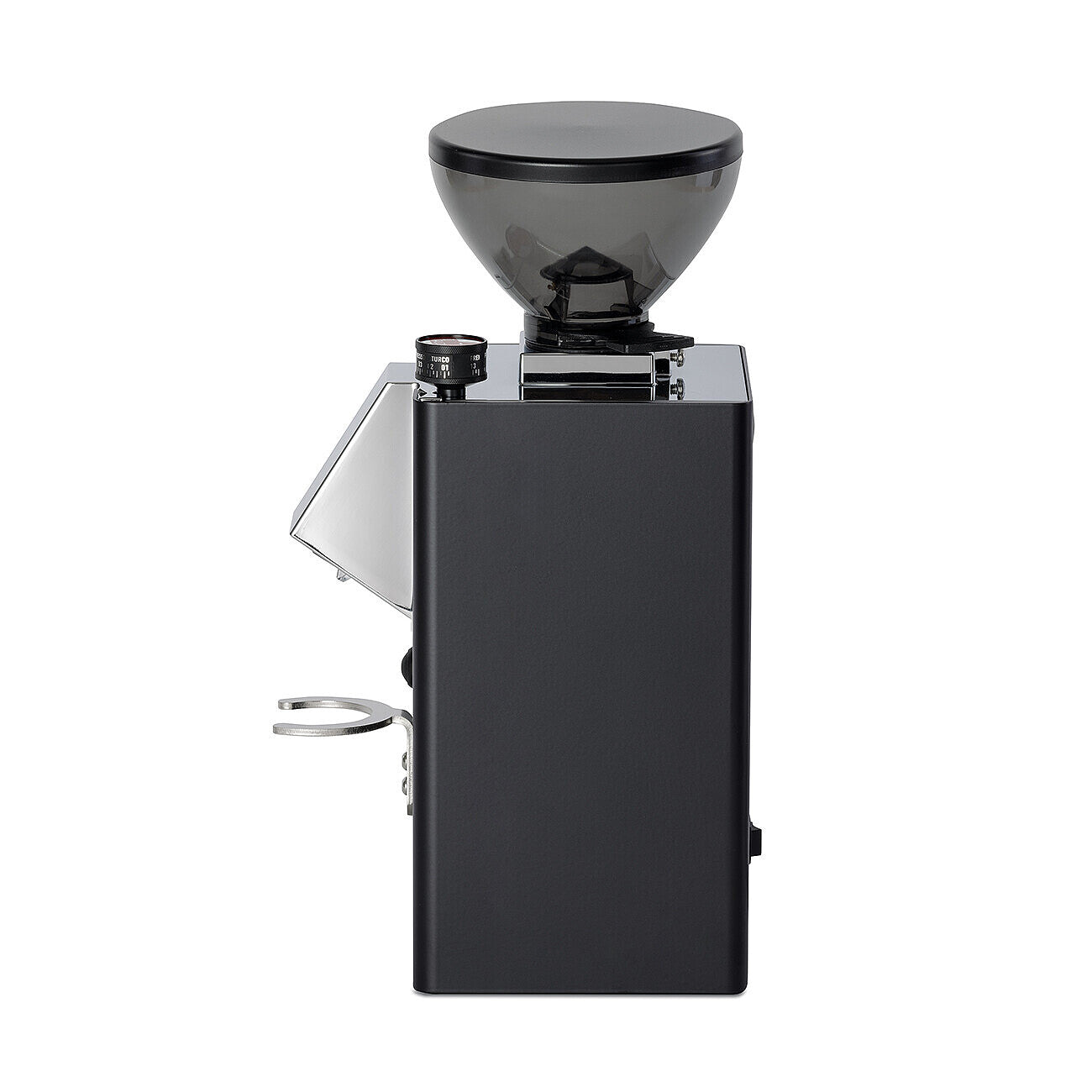 Premium Kube Mill Flat Burr Coffee Grinder - Black (Model LPGKBN02US) | Professional Espresso & Pour Over Coffee Grinding | Perfect for Home Baristas & Coffee Enthusiasts