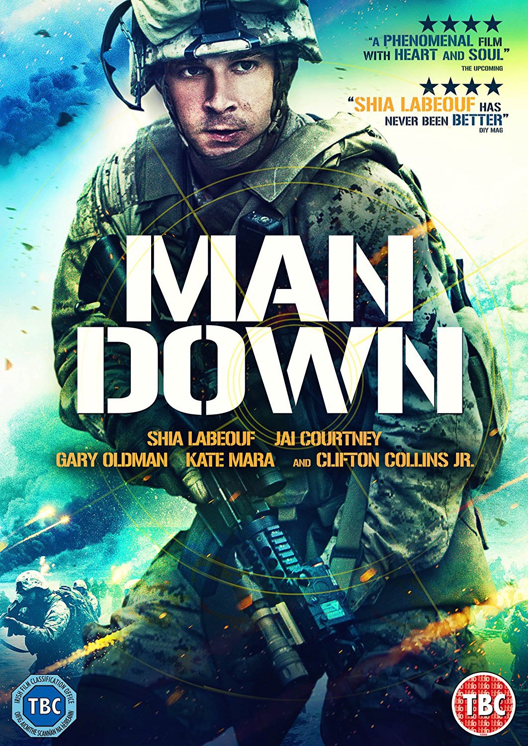 Man Down DVD - Action Thriller Movie Starring Shia LaBeouf | Perfect for Movie Nights & Home Entertainment