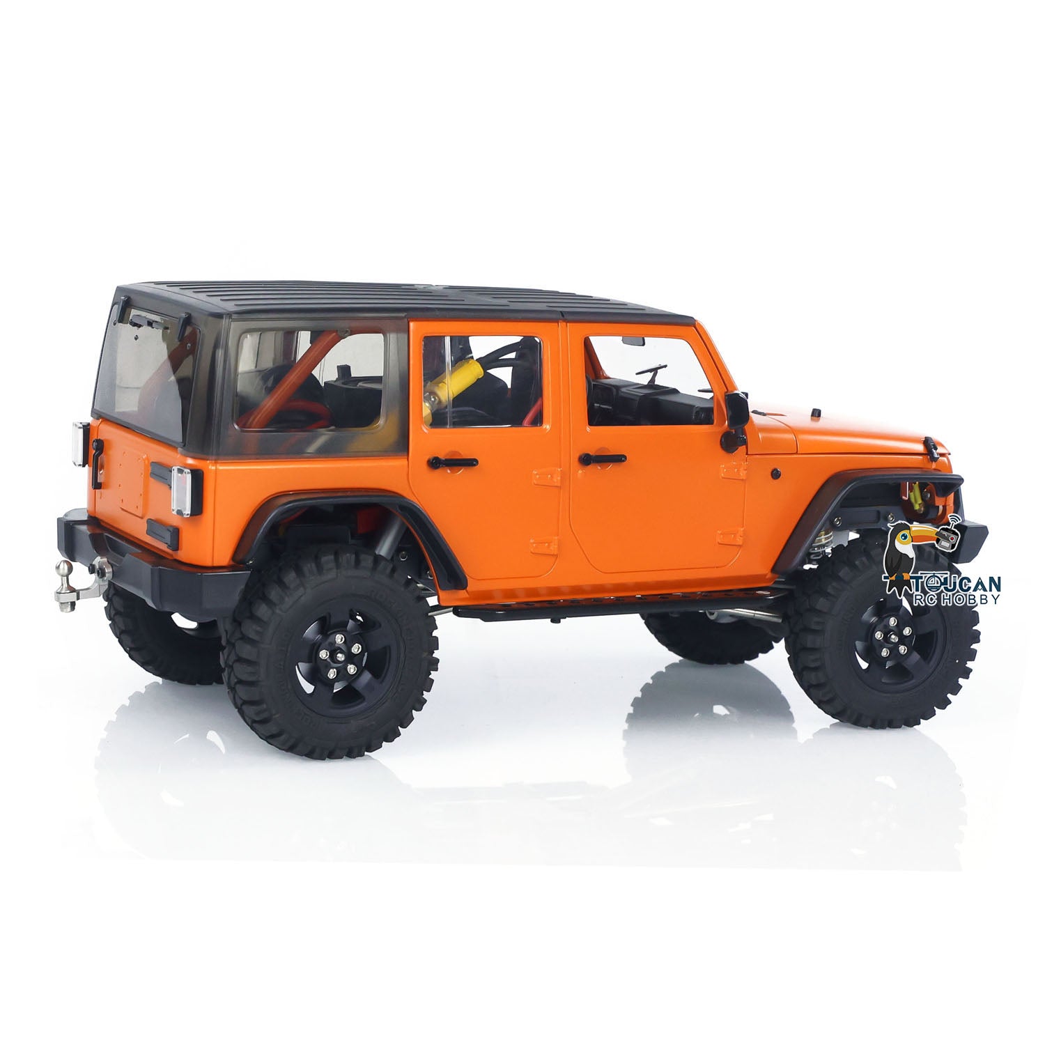 1/18 Scale CAPO CUB2 RTR RC Rock Crawler - 2-Speed Transmission, Flysky GT5 Radio, LED Lights & Sound Effects - Off-Road Remote Control Truck for Trail Crawling & Backyard Adventures