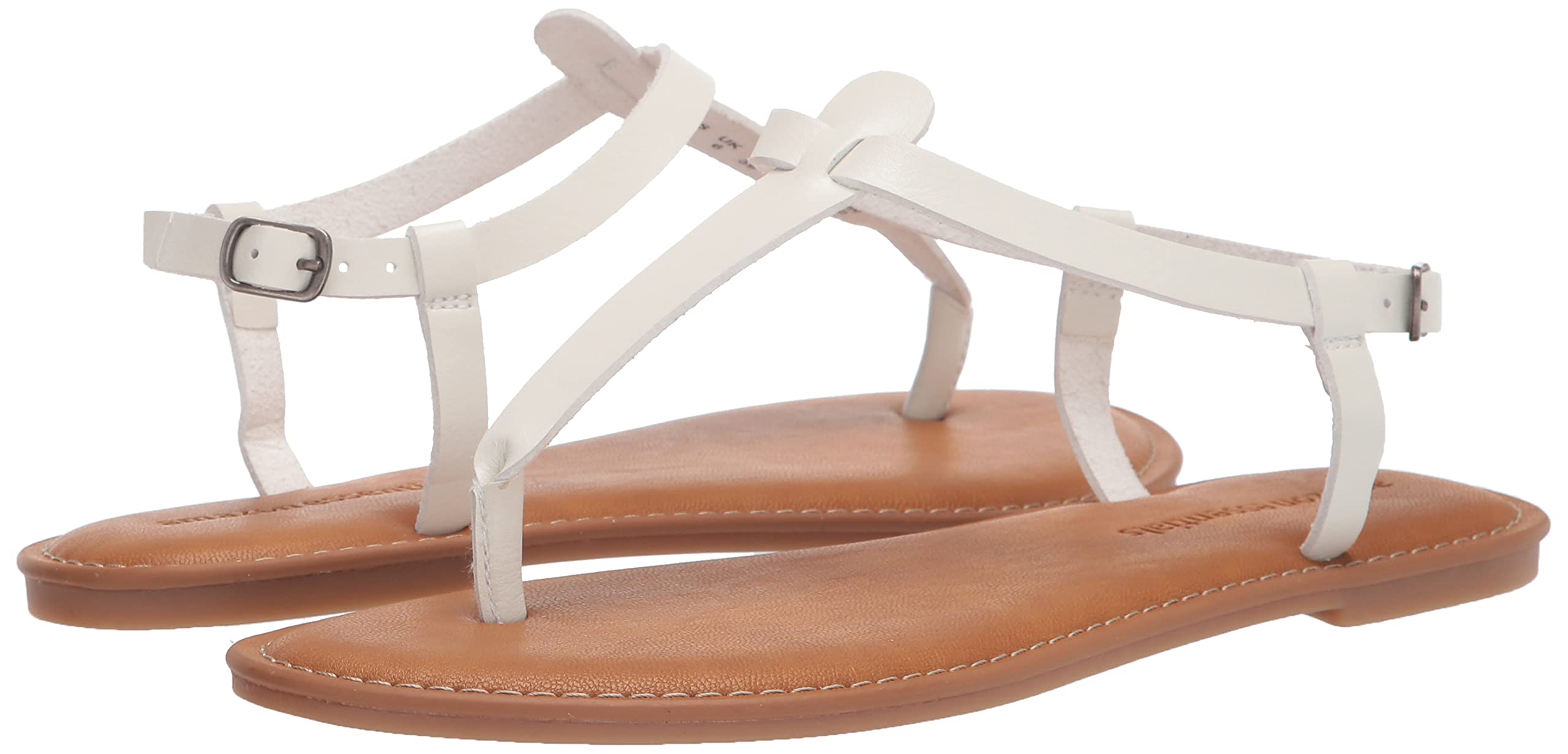 Amazon Essentials Women's Casual Thong Sandal with Ankle Strap - Comfortable Summer Flip Flops for Beach, Pool, and Outdoor Wear