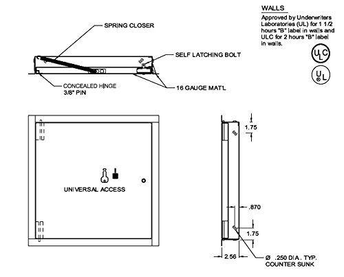 Fire Rated FB-5060 Access Door 8
