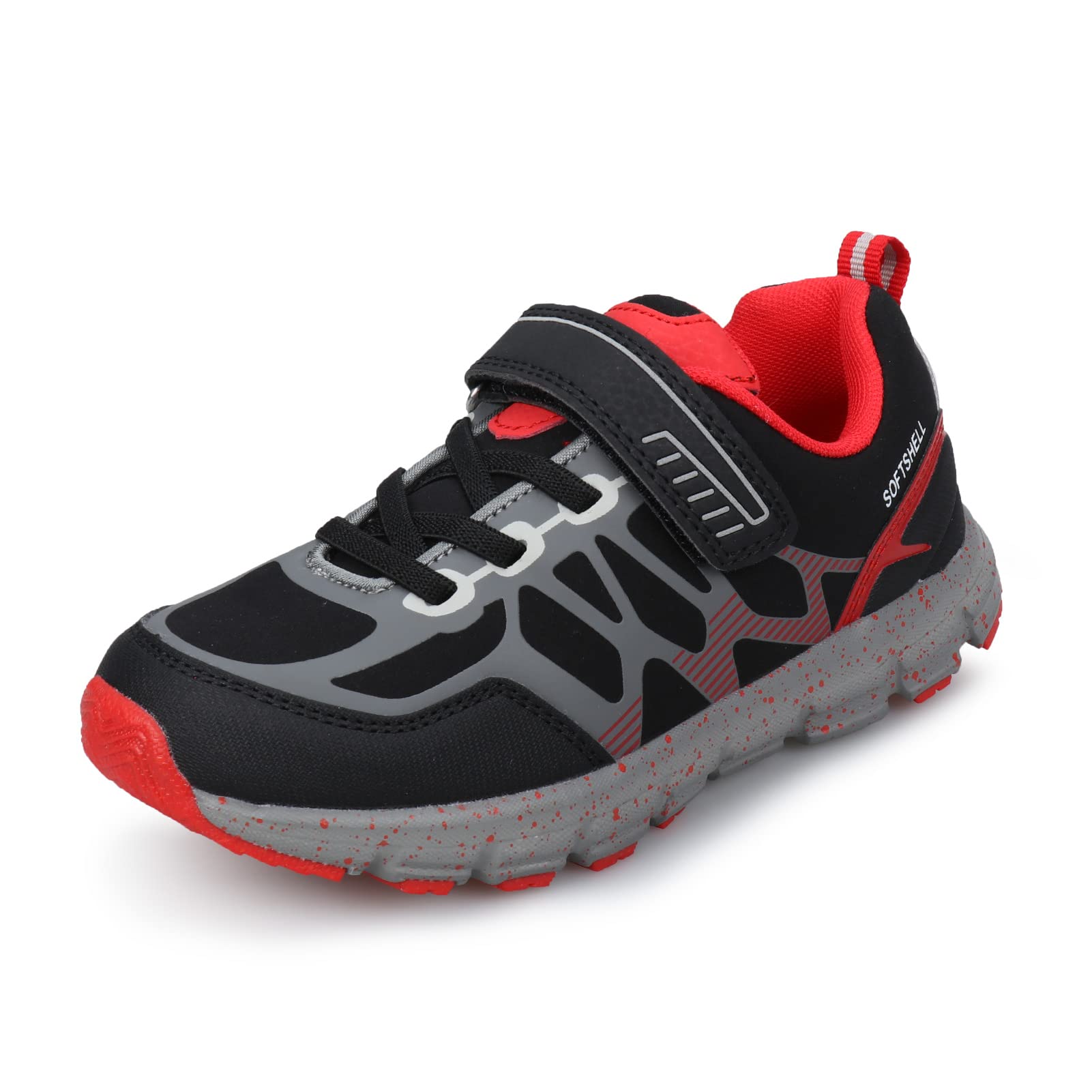 **UOVO Boys' Sneakers - Waterproof Hiking & Running Shoes for Kids - Non-Slip Athletic Outdoor Shoes for Little & Big Boys - Perfect for School, Sports & Play**