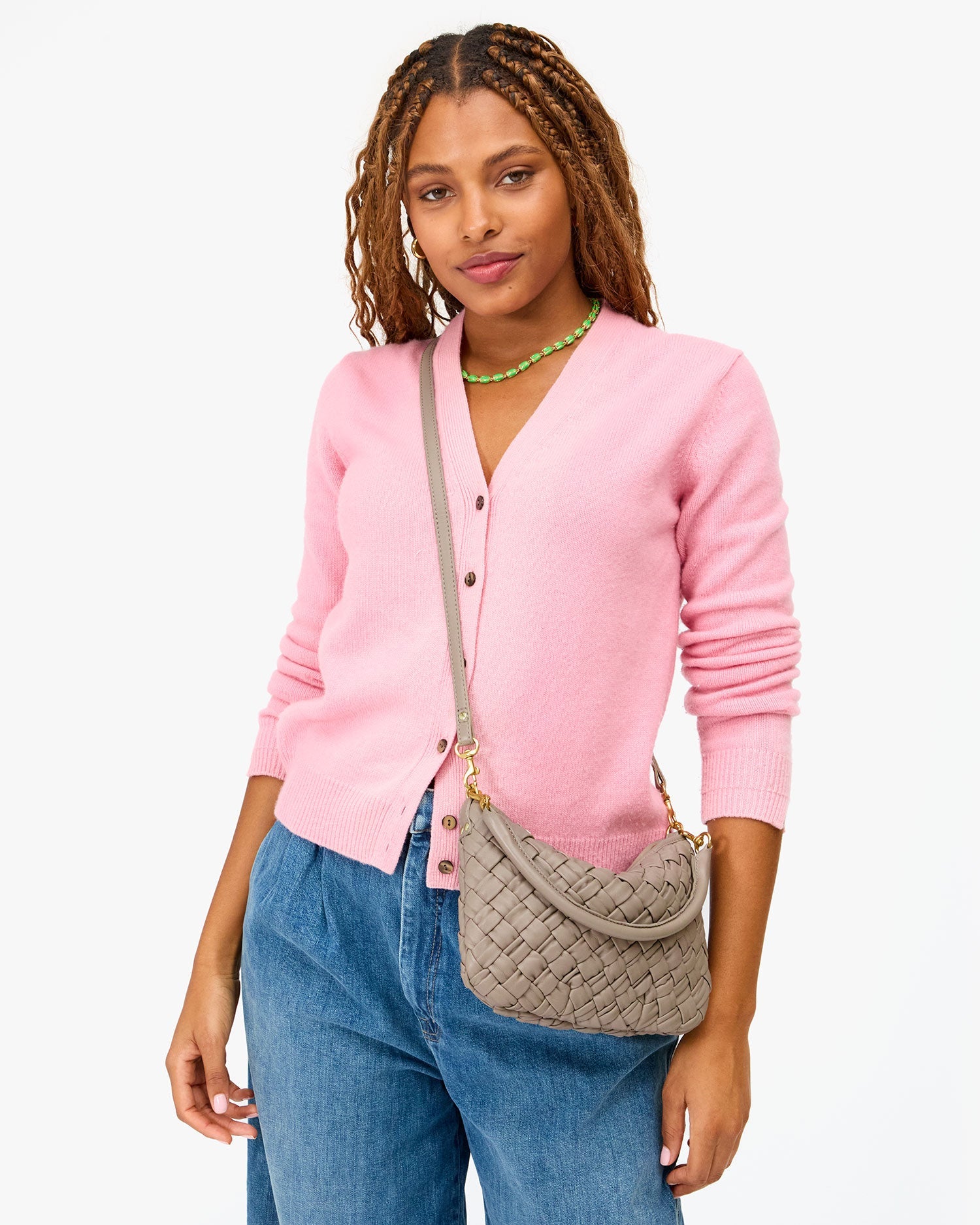 Petit Moyen Messenger Bag - Stylish Puffy Woven Crossbody Purse for Women | Perfect for Work, Travel & Daily Use