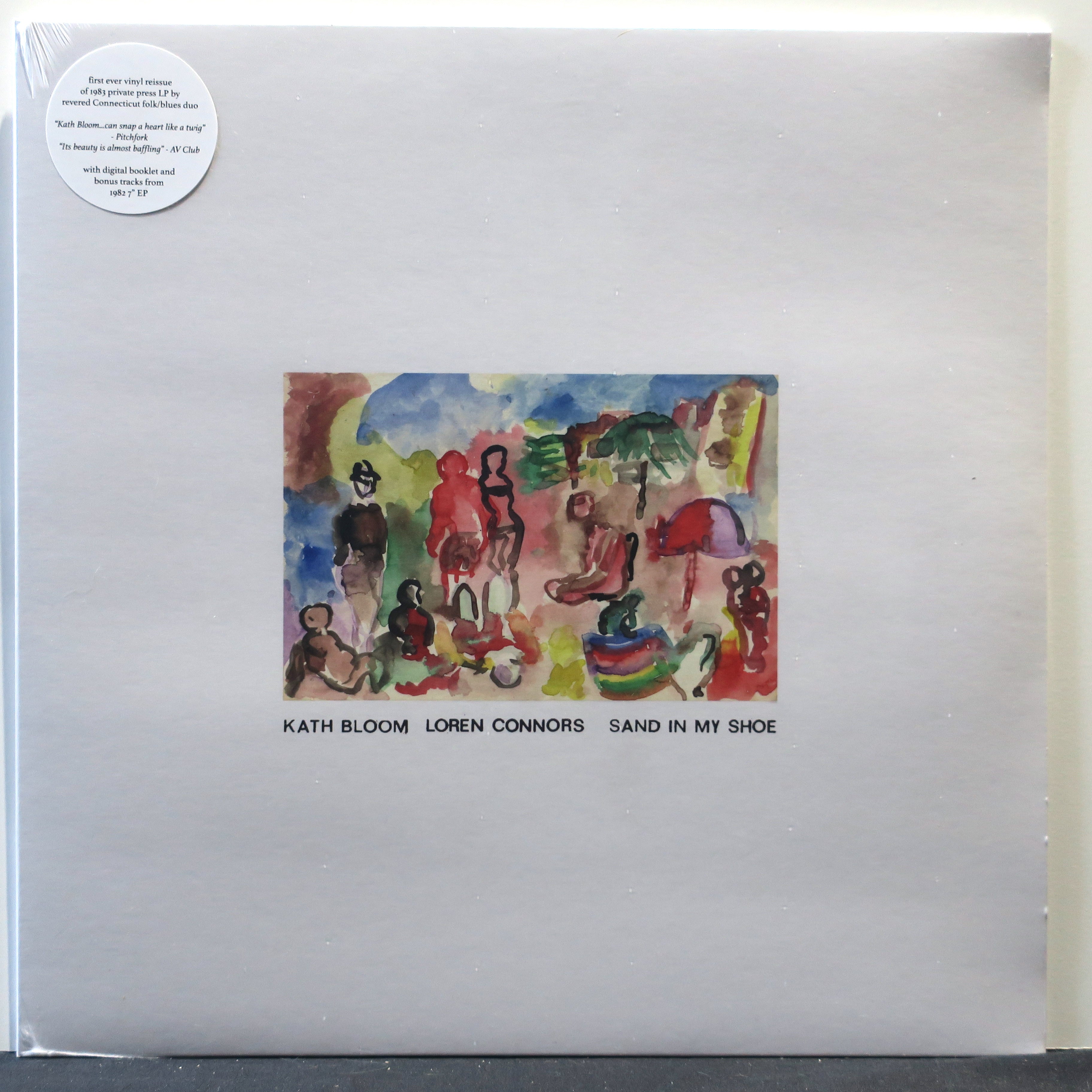 KATH BLOOM & LOREN CONNORS 'Sand In My Shoe' Limited Edition Blue Vinyl LP Record - Perfect for Vinyl Collectors & Indie Music Lovers