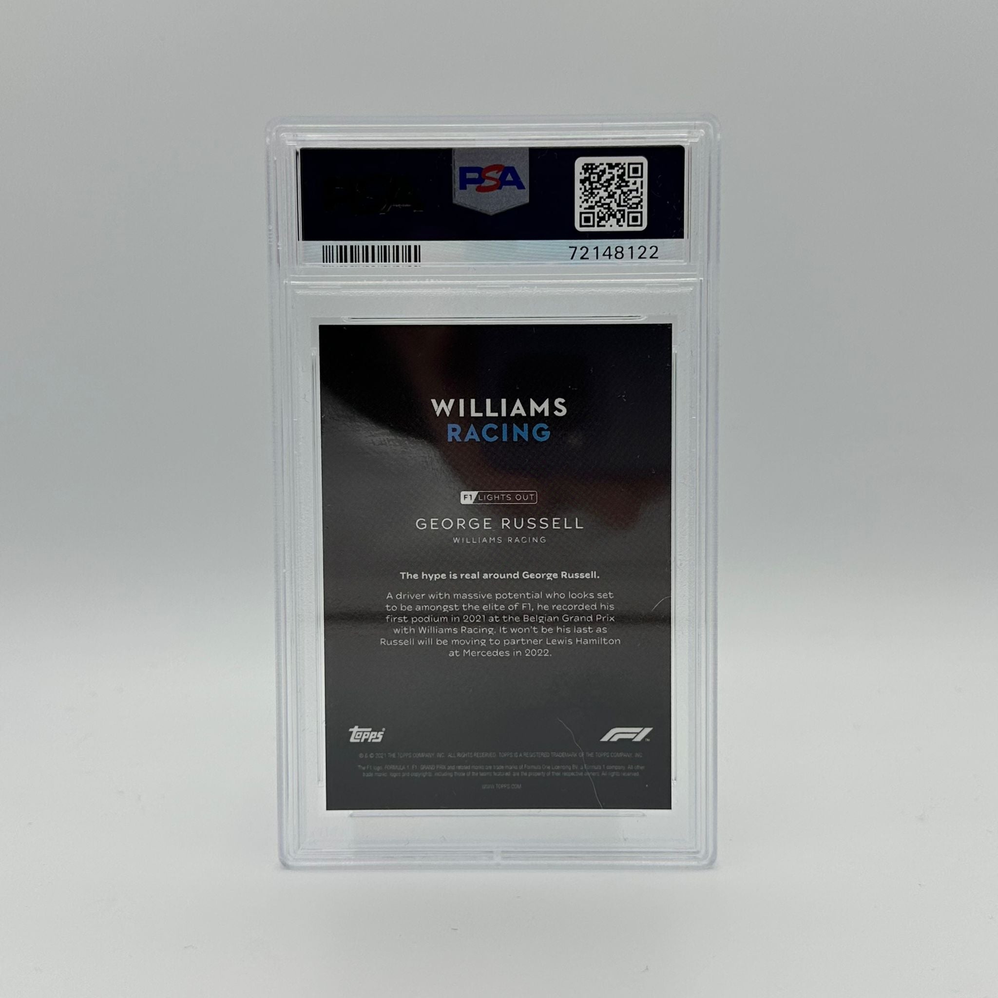 PSA 10 1989-99 Russell George Baseball Card - Blue Parallel Drivers Edition - Perfect for Collectors, Grading, and Sports Memorabilia Displays