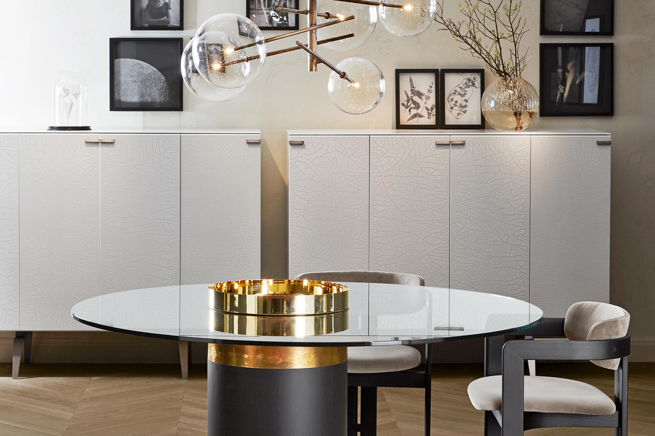 Bolle Chandelier - Modern Crystal Ceiling Light Fixture for Dining Room, Living Room & Bedroom | Elegant Home Decor Lighting