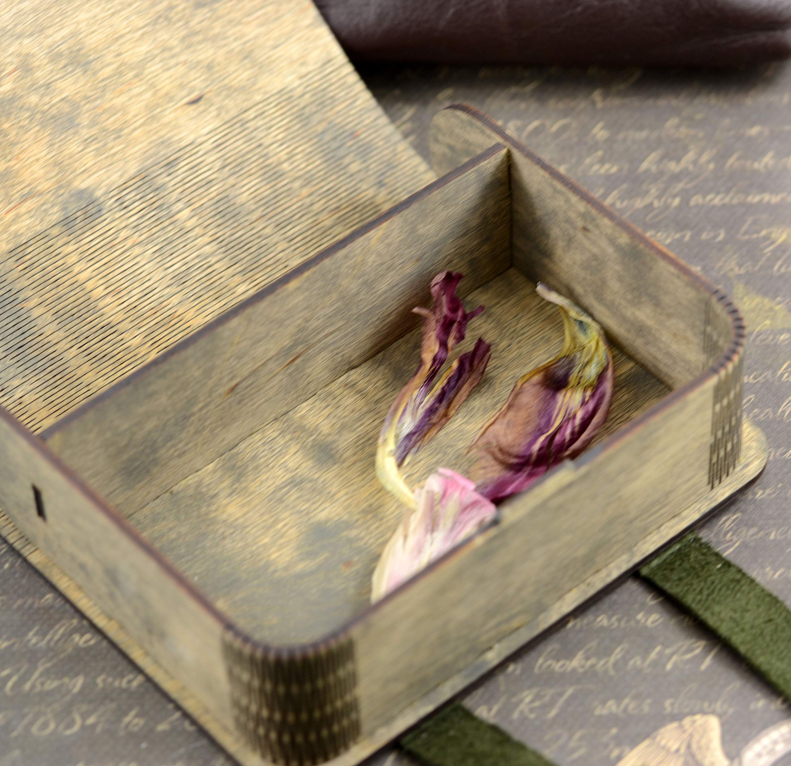 Handcrafted Wooden Laser Engraved Dead Head Moth Tarot Card Box - Unique Witchcraft Gift for Tarot Readers & Spiritual Practitioners | Perfect for Storing Tarot Cards, Crystals & Magical Tools