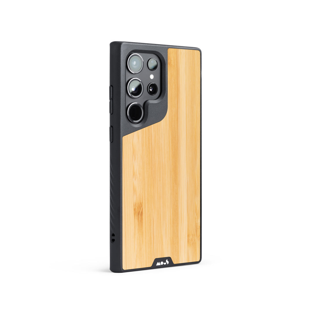 MagSafe® Compatible Bamboo Phone Case for iPhone 14/13/12 Pro Max - Eco-Friendly & Slim Protective Cover - Perfect for Outdoor, Travel & Everyday Use
