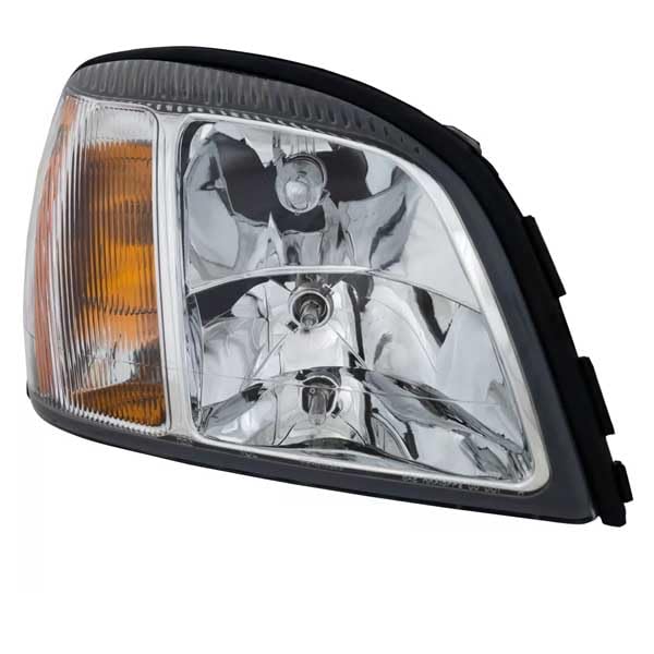 2004-2005 Cadillac Deville Right Passenger Side Halogen Headlight Replacement with Bulb - Perfect for Night Driving & Enhanced Visibility