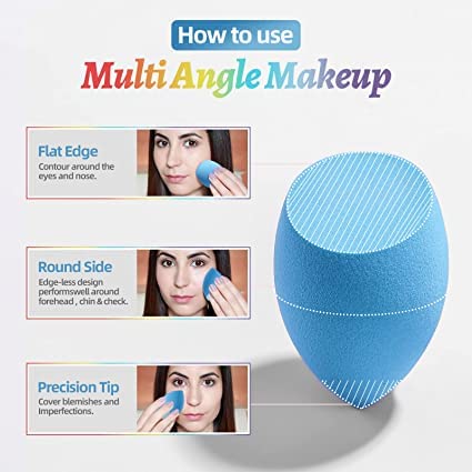 VNZ 7-Piece Makeup Blender Sponge Set - Soft Beauty Blending Sponges for Foundation, Concealer & Powder - Perfect for Professional Makeup Artists & Home Use