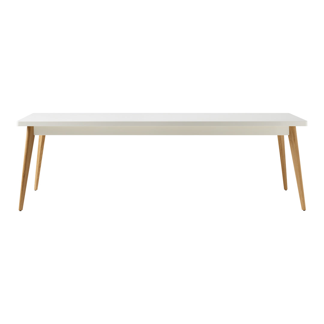 55 Inch Rectangle Dining Table - Modern & Durable for Kitchen, Dining Room, or Open Space - Perfect for Family Gatherings & Dinner Parties