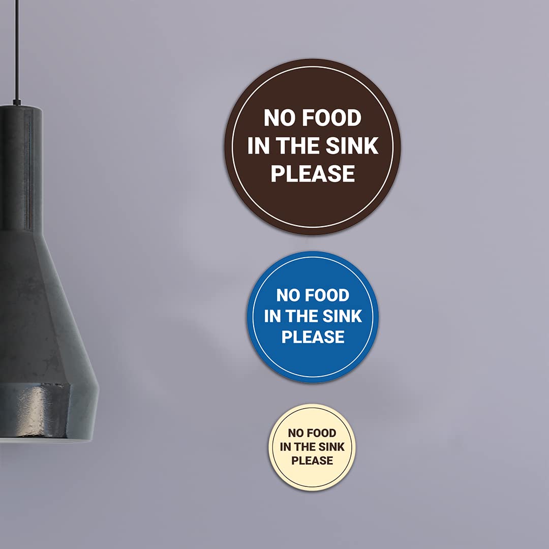 No Food in Sink Please