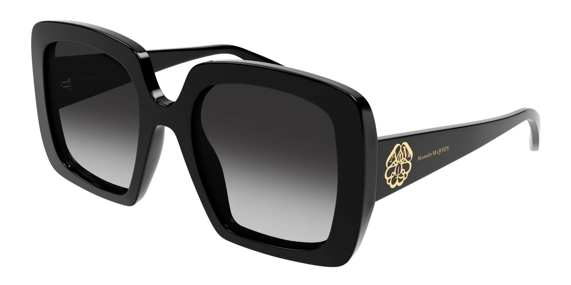 Alexander McQueen AM0378S Sunglasses - Luxury Designer Shades for Women & Men, UV Protection, Stylish Aviator Frames for Outdoor, Travel & Fashion