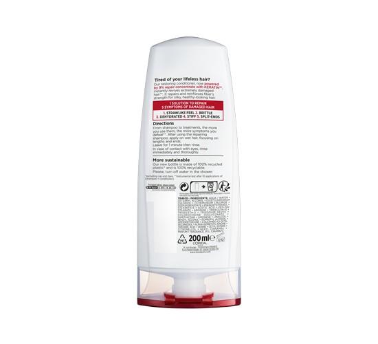 L'Oreal Paris Elvive Total Repair 5 Conditioner - Repairing & Strengthening Damaged Hair - For Dry, Brittle & Split Ends - Salon-Quality Hair Care at Home