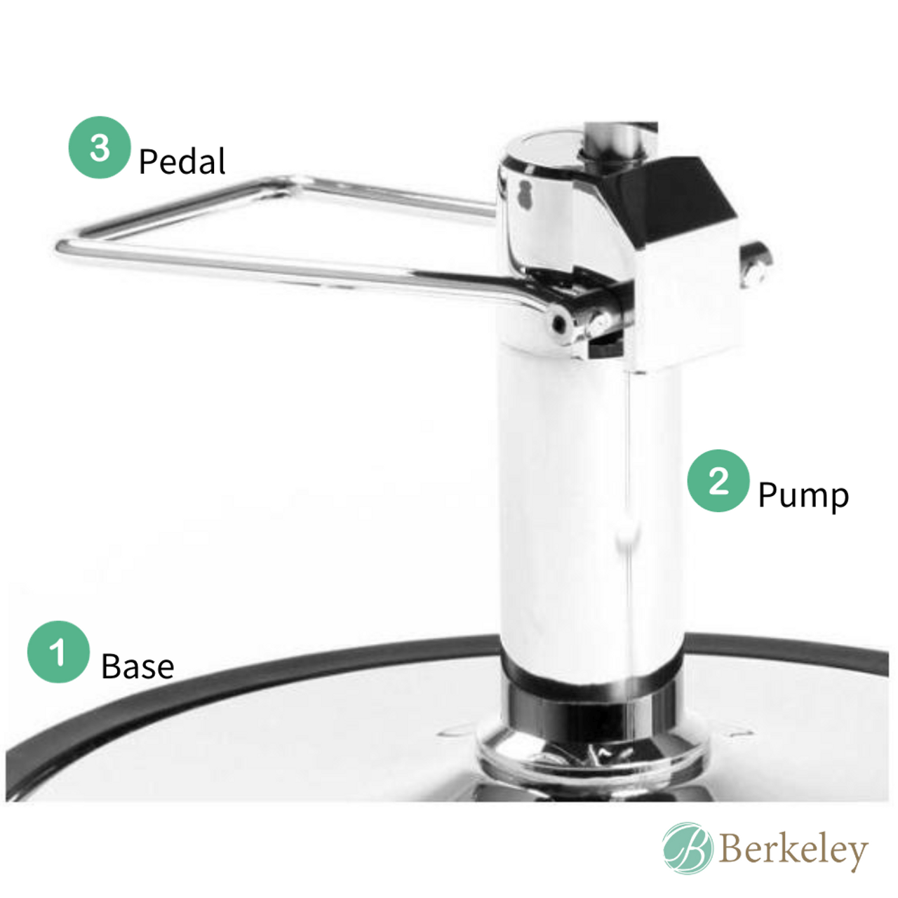 A12 Styling Chair Hydraulic Pump & Base Kit - Replacement Parts for Salon & Barber Chairs - Perfect for Hairdressing, Beauty Salons & Home Use