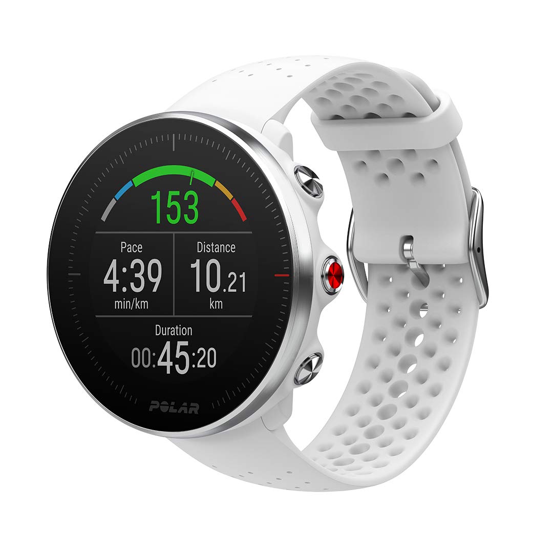 Polar Unisex Multisport GPS Watch - White, S/M Size - Perfect for Running, Swimming & Fitness Tracking