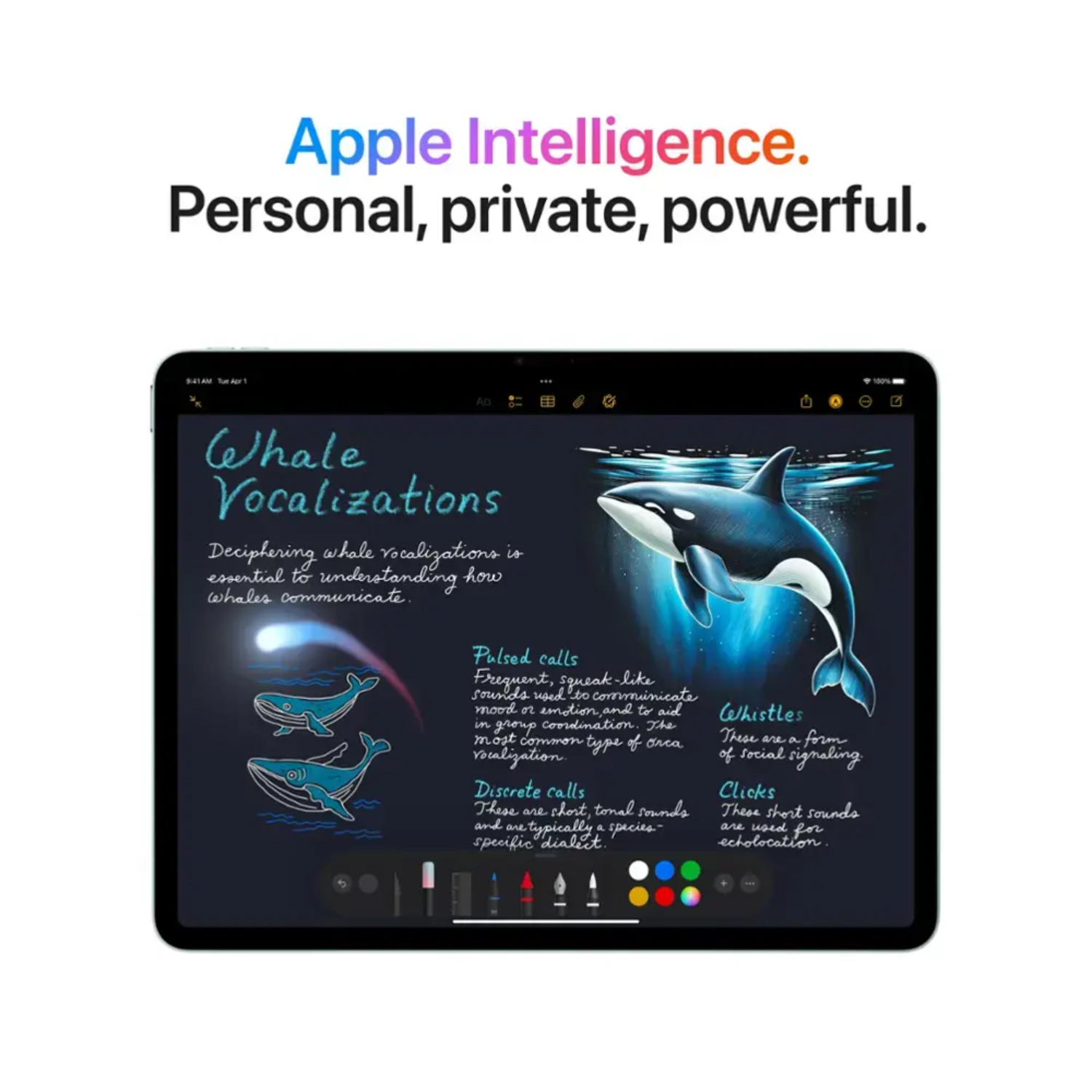 Apple iPad Air 11-inch with M3 Chip, 128GB WiFi, Starlight Color - Perfect for Work, Study & Entertainment