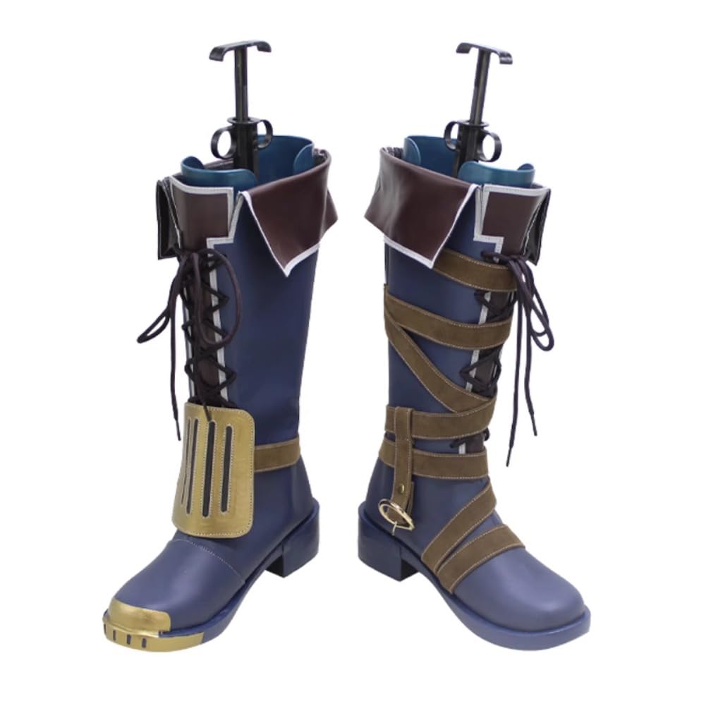 New Anime LOL Arcane Vi Cosplay Shoes - The Piltover Enforcer Boots for Women & Men | Halloween Costume, Gaming Conventions & Themed Parties