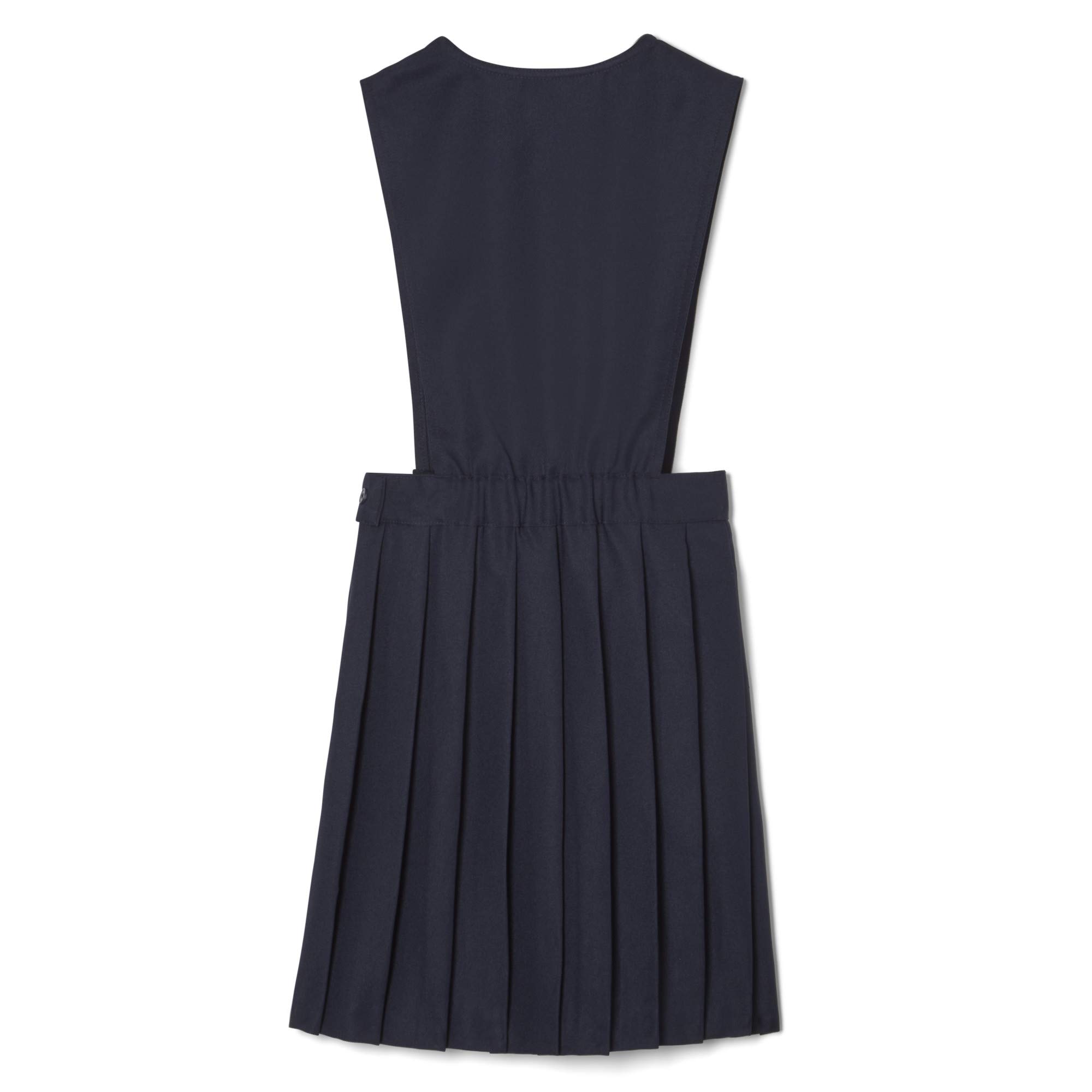 French Toast Girls School Uniform V-Neck Pleated Jumper Dress 3T Navy Blue - Perfect for Classroom, Church & Special Occasions