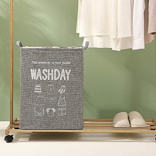 Foldable Laundry Hamper with Drawstring - 20