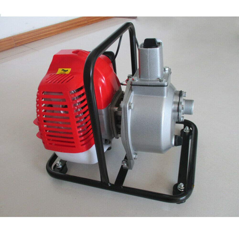 43CC 2HP High Flow Gas Water Transfer Pump - 2 Stroke Air-Cooled Petrol Engine for Irrigation, Flood Control & Construction Sites