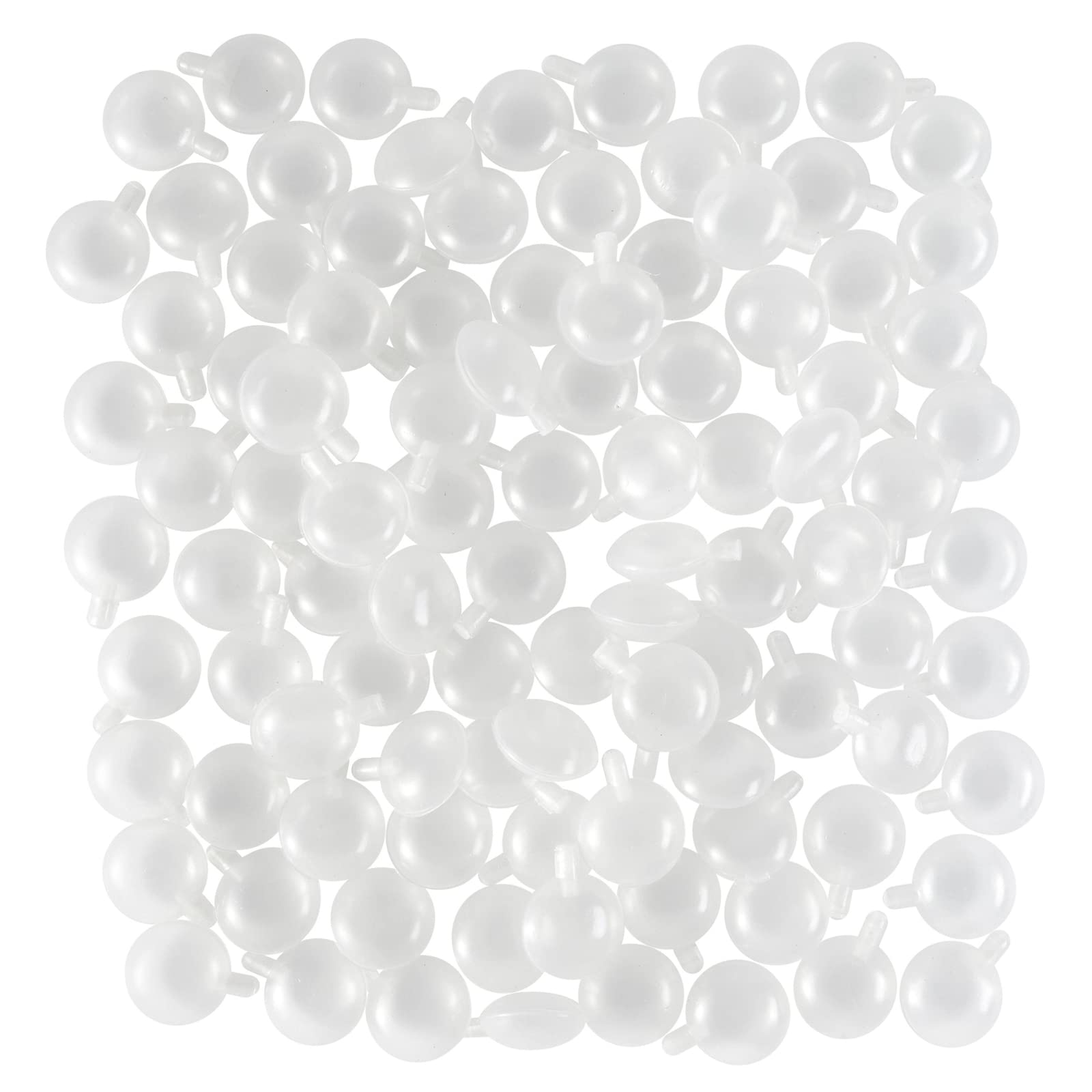 Juvale 100 Pack 1.3 Inch Round Replacement Squeakers for Dog Toys - Bulk Pet Squeaky Noise Makers - Perfect for DIY Dog Toy Repair and Replacement (Great for Pet Owners, Dog Trainers, and Toy Makers)