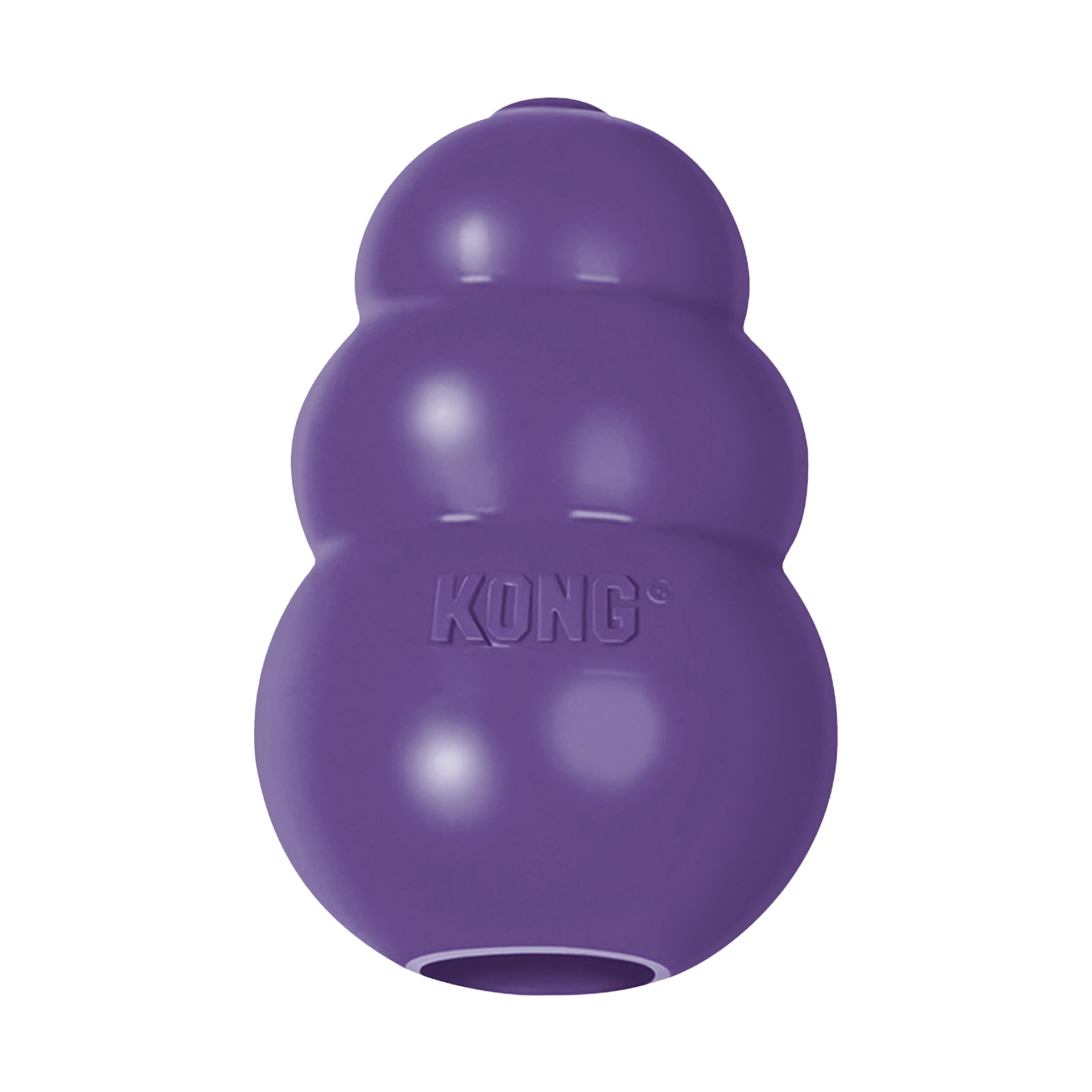 KONG Senior Dog Toy - Durable Natural Rubber Chew Toy for Older & Large Dogs - Treat Dispensing & Stuffable for Chewing, Fetching - Perfect for Senior Dog Playtime & Dental Health