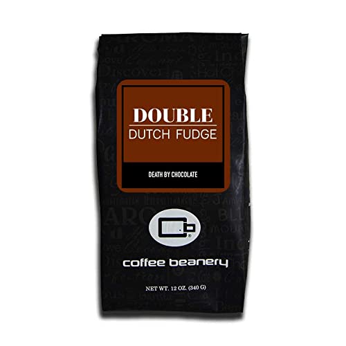 Premium Chocolate Fudge Brownie Flavored Coffee - Medium Roast Specialty Coffee Beans (12oz) | Rich & Smooth for Morning Brew, Afternoon Pick-Me-Up & Dessert Pairing