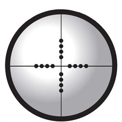 4x32 Tactical Paintball Scope with Picatinny/Weaver Mount - Aluminum Black Mildot Reticle for Woodsball & Paintballing | Perfect for Outdoor Games & Target Practice
