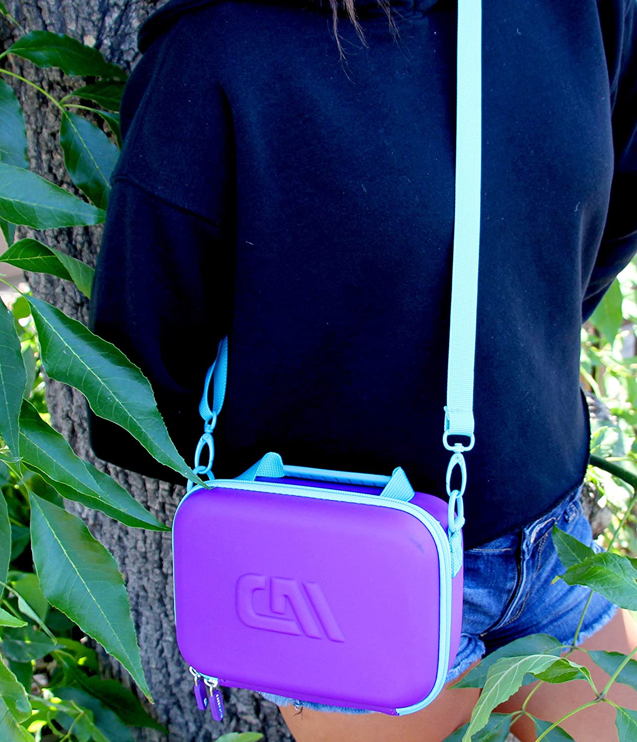 CASEMATIX Portable EFile Nail Drill Machine Travel Case - Professional Hard Shell Carrying Bag with Adjustable Strap for Rechargeable Nail Drills | Perfect for Salon Professionals & At-Home Manicures