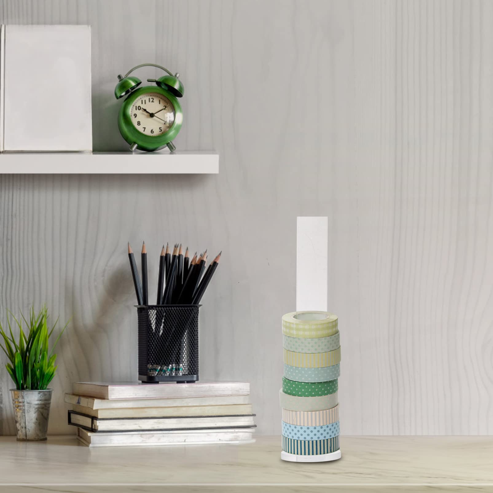 2 Sets Washi Tape Holders - Adhesive Tape Display Stands for Office & Home Stationery Organization - Perfect for Craft Rooms, Desks, and DIY Projects