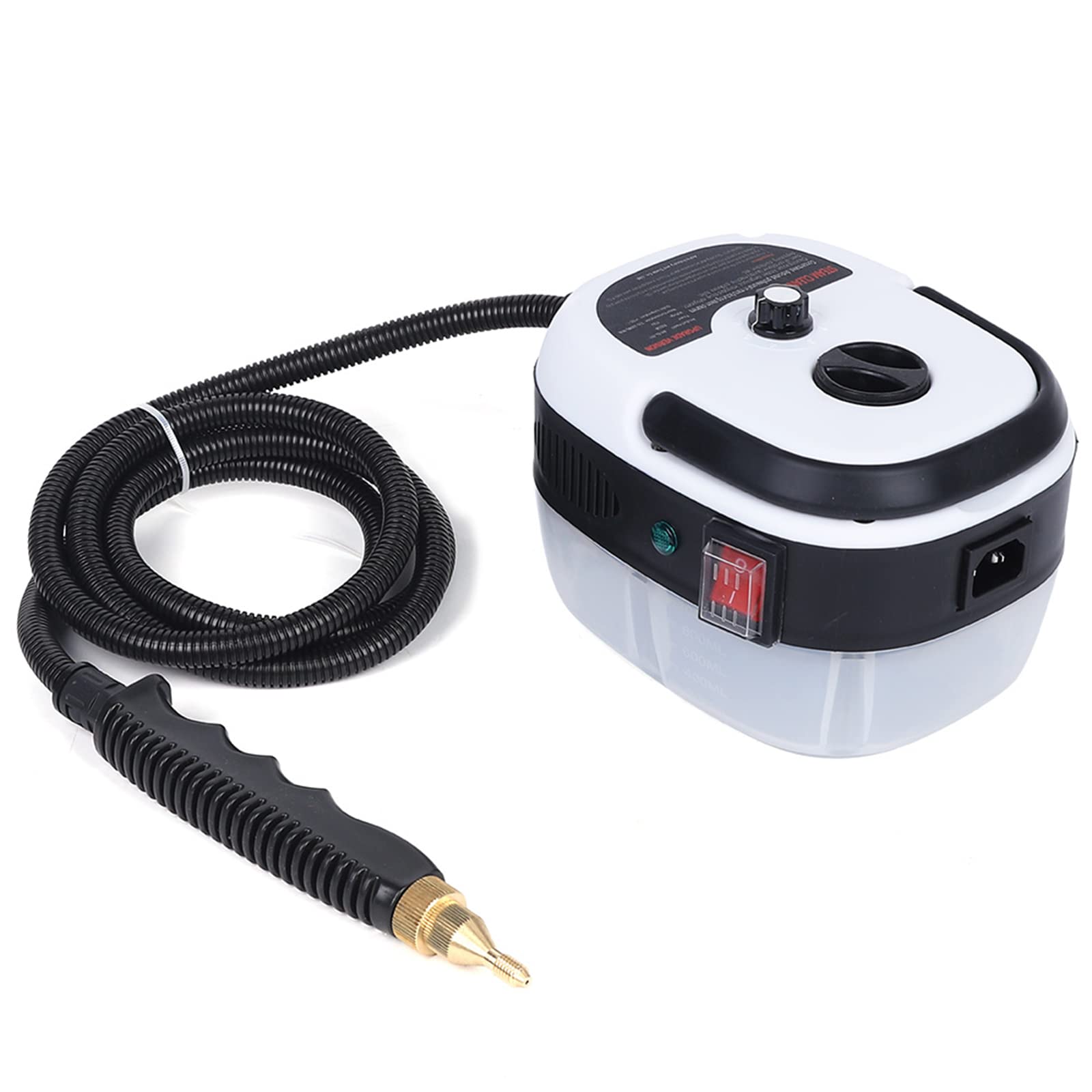 2500W High-Pressure Handheld Steam Cleaner with 110V - Powerful Stain Remover for Kitchen, Home & Car - Perfect for Range Hoods, AC Units, Microwaves, Furniture & More | Quick Cleaning Solution