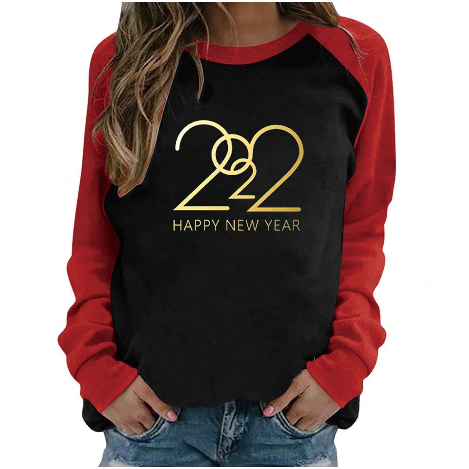 Women's Fashion Crewneck Sweatshirt - Soft Long Sleeve Casual Top Blouse for Everyday Wear | Perfect for Work, Weekend & Layering